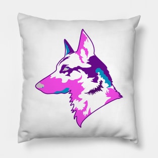 German Shepherd Multi-color Pillow