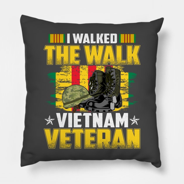 Vietnam Veteran Pillow by Kingdom Arts and Designs