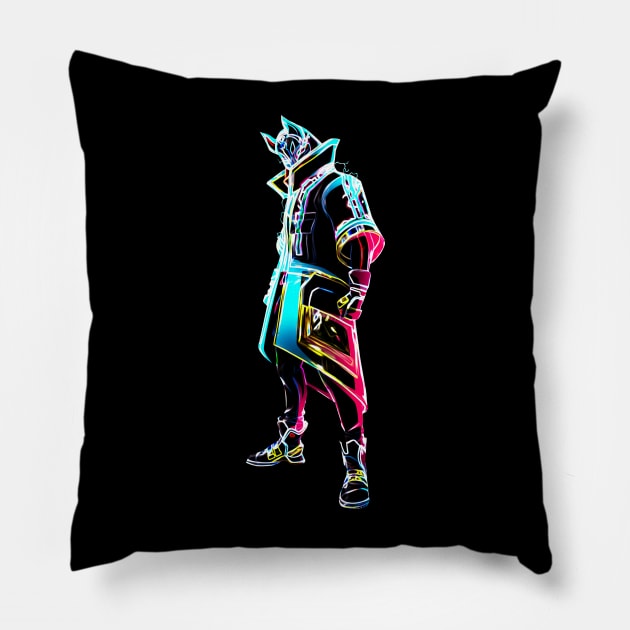 Fortnite characters Pillow by Sandee15