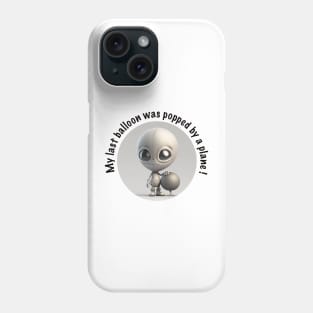 UFO Alien and balloon Phone Case