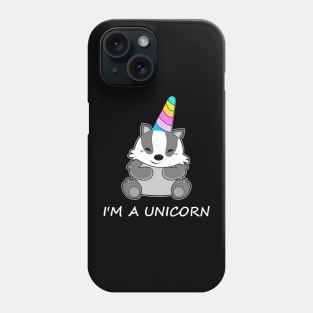 Unicorn Badge Funny Phone Case