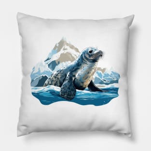 Leopard Seal Pillow