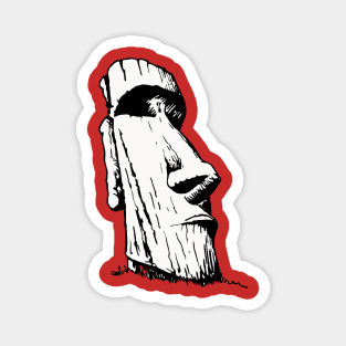 Moai Head Magnet