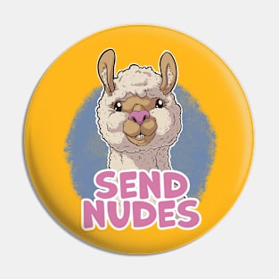 Alpaca Nudes (pink) Pin