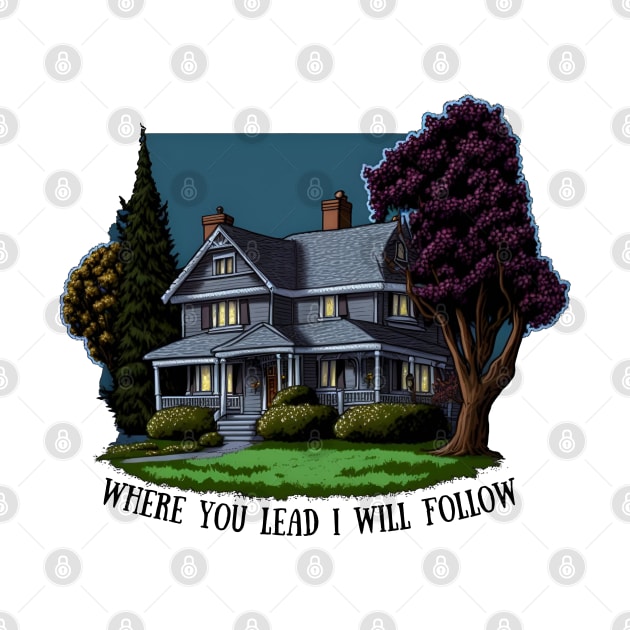 The Girls Blue House - Where You Lead I Will Follow - Gilmore by Fenay-Designs