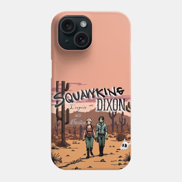 TWD: Daryl Dixon series discussion ART Phone Case by SQUAWKING DEAD