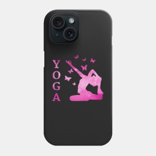 Yoga addicition shirt Phone Case