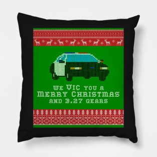 Crown Victoria Christmas Pillow