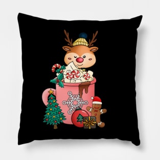 Cute and Lovely Animals with Christmas Vibes Pillow