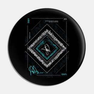 Abstract Calligraphy Pin