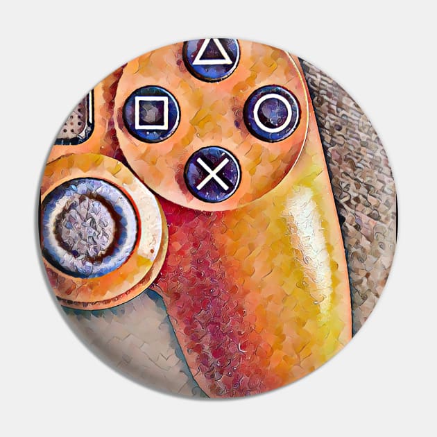 ps4 controller oil painting Pin by Guntah