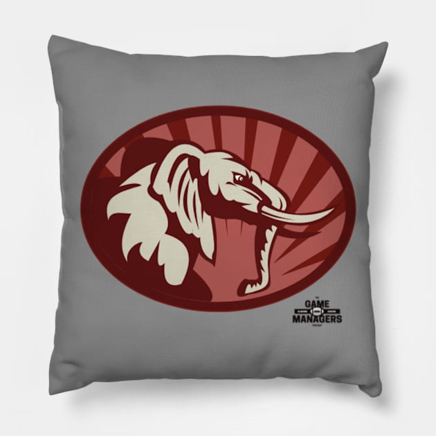 The Game Managers Podcast Alabama Tide Pillow by TheGameManagersPodcast