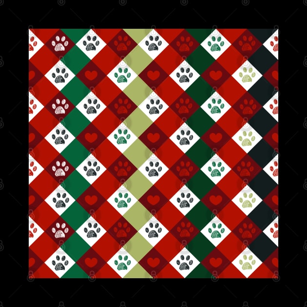 Christmas plaid pattern by GULSENGUNEL