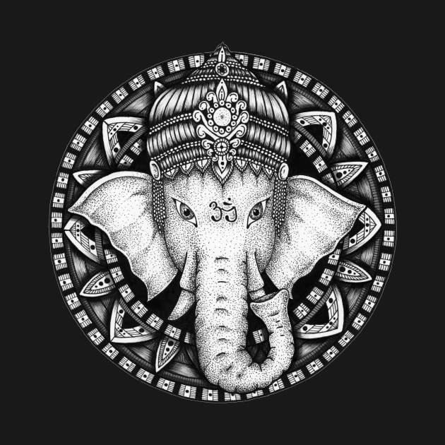 Ganesha Mandala by Litedawn