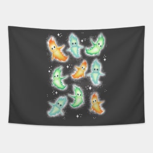 Colourful sprites Tapestry