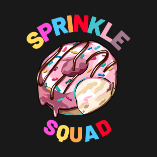 Sprinkle Squad Donut Lover Matching Birthday Party T-Shirt