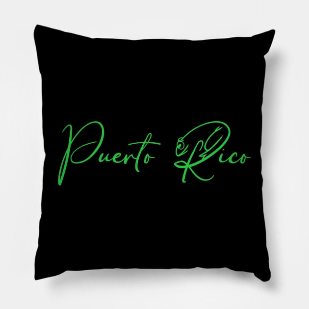 Puerto Rico Pillow by AndrewKennethArt