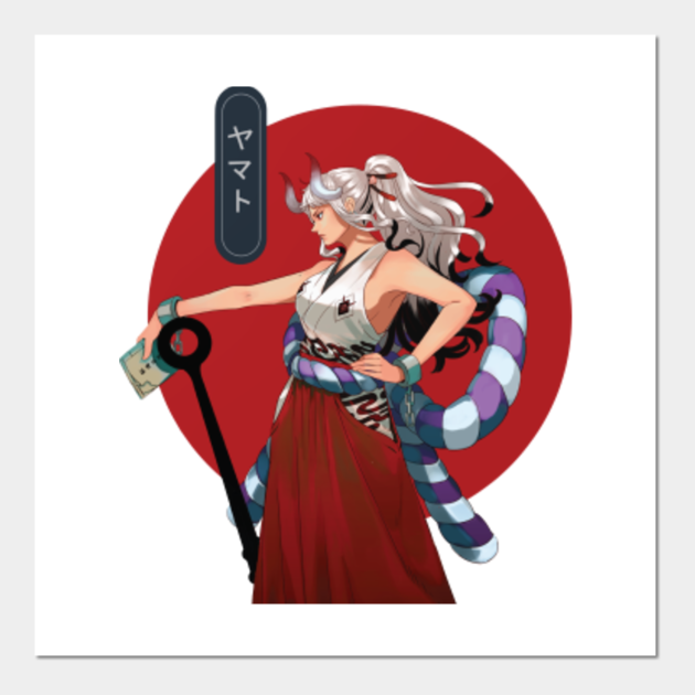 Yamato One Piece Yamato One Piece Posters And Art Prints Teepublic
