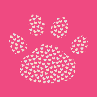 Pawprint of Hearts T-Shirt