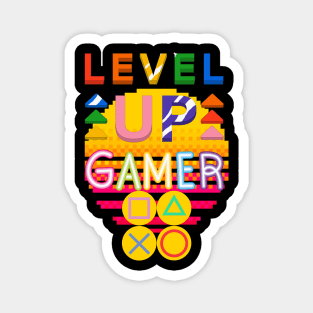 level up gamer Magnet