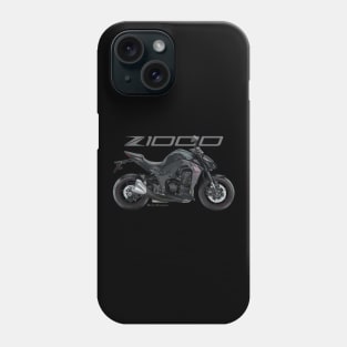 Kawasaki Z1000 19 black, sl Phone Case