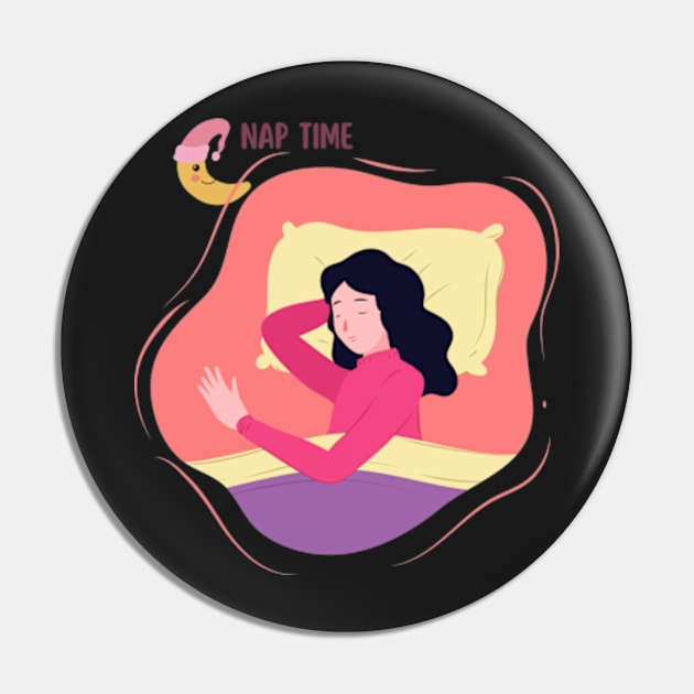 most likely to take a nap Sticker Pin by MoGaballah