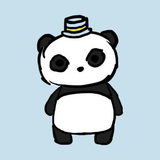 Pawsome Top Hat Panda T-Shirt