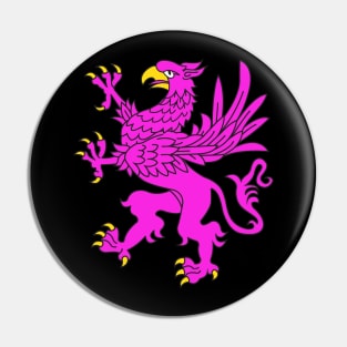 Griffon logo Pink Pin