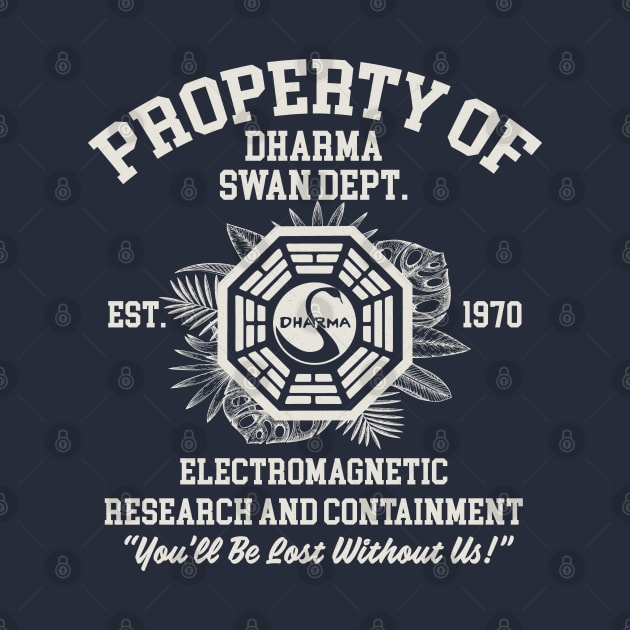 Property of Dharma Swan Department Dks by Alema Art