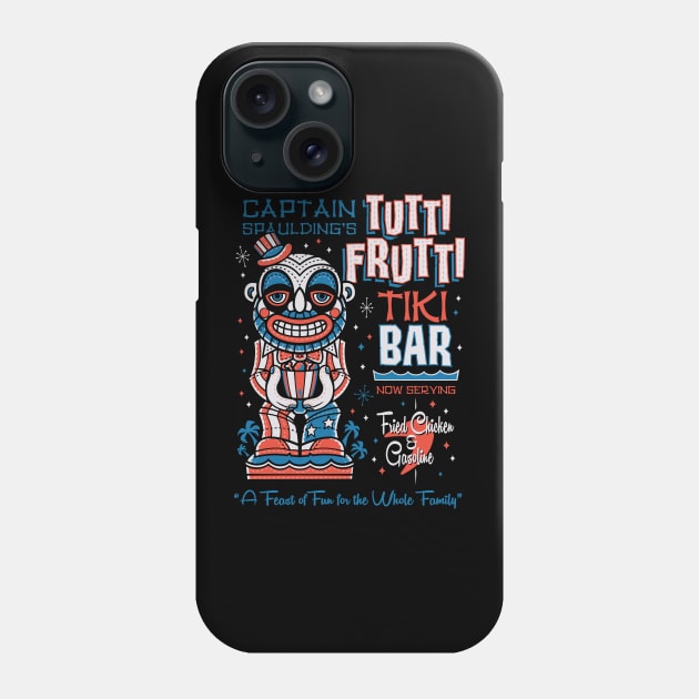 Tutti Frutti Tiki Bar - Creepy Cute Clown - Hawaii Surf Vacation Phone Case by Nemons