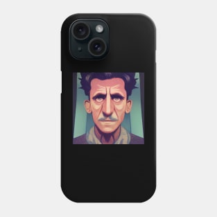 George Orwell Portrait | Comics style Phone Case