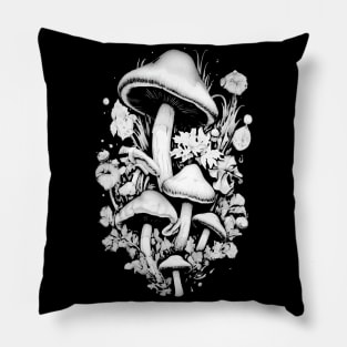 Goth Mushroom Pillow