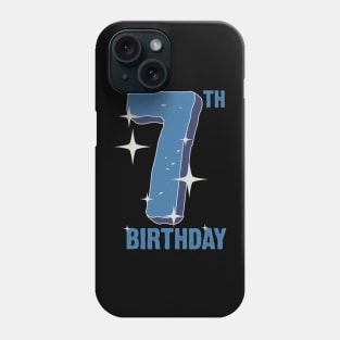 7th birthday for boys Phone Case