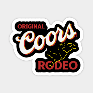 Original Coors Rodeo Cowboy Magnet