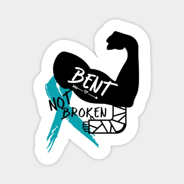 Bent Not Broken Magnet by SunshneSurvival