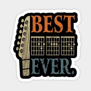 BEST GUITAR DAD EVER Magnet