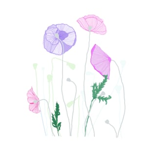 PINK POPPIES T-Shirt