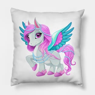 Baby pegasus for freedom and magic Pillow