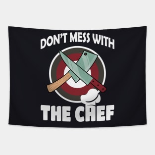 Don't mess with the Chef Cook Gift Tapestry