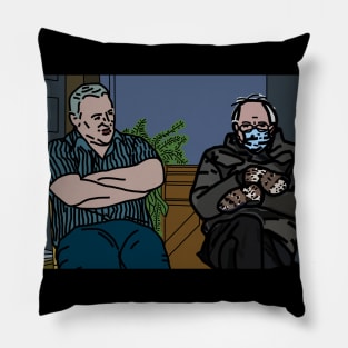 Bernie Sanders Irish Uncle Memes Pillow