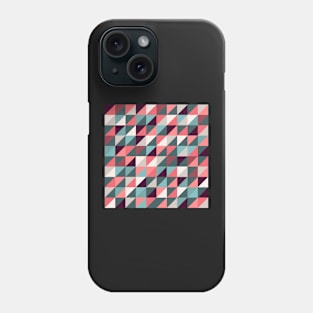 Triangles background Phone Case