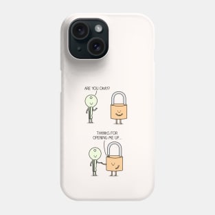 Communication is key Phone Case