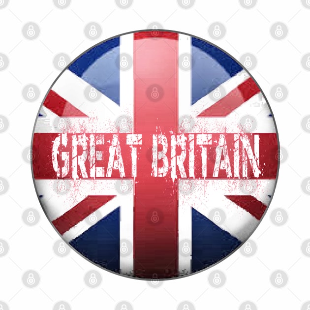 Great Britain United Kingdom Union Jack Flag by PlanetMonkey