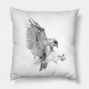 A Falcon flying Pillow