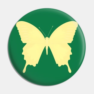 Butterfly Cream Pin