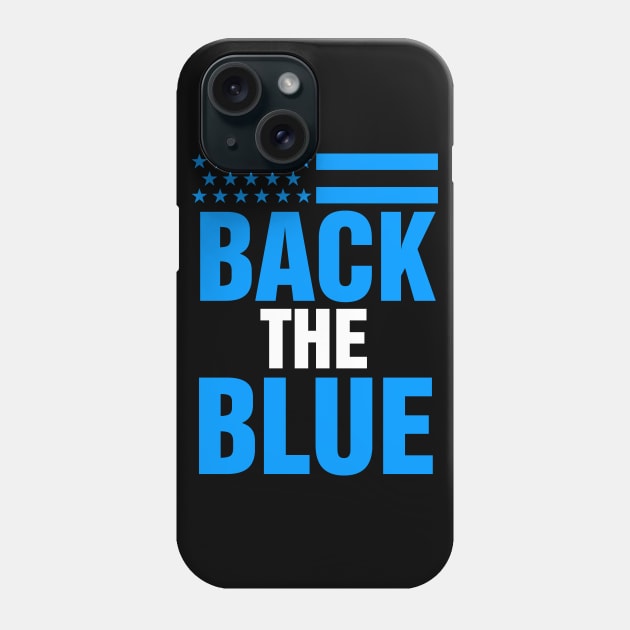 Back The Blue Phone Case by Designkix