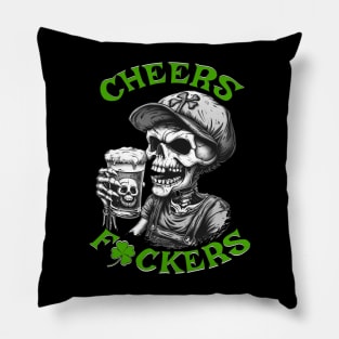 Cheers Fxckers Pillow