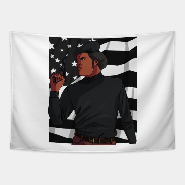 Black Panther Party Tapestry by Noseking