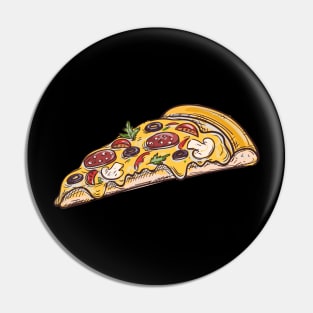 Italian Pizza Napoles Sketch Pin