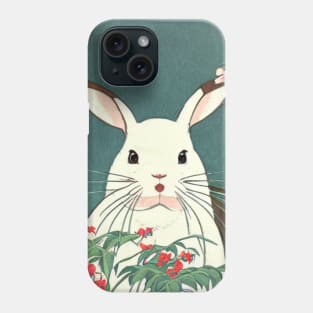 Cute Red Christmas Bunny Rabbit Loves Elegant Merry Christmas New Year Phone Case